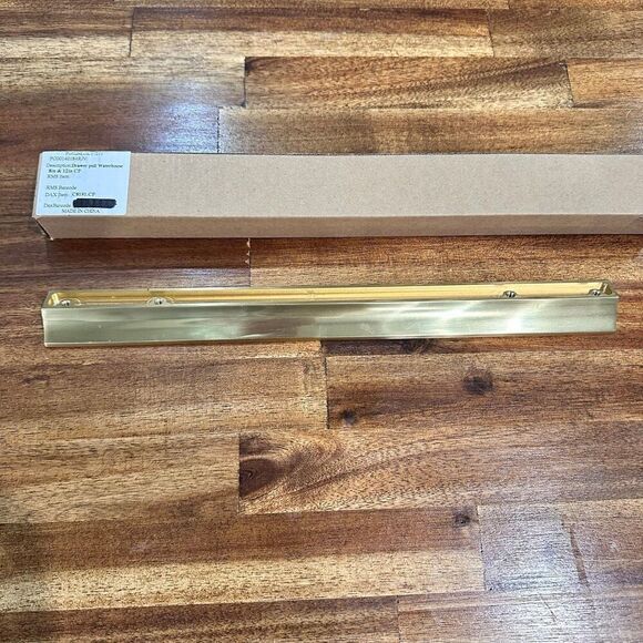 New. Rejuvenation Drawer Pull Waterhouse Aged Brass 13” Pottery - Picture 6 of 9